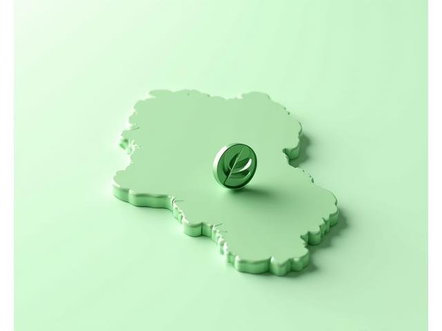 Χάρτης περιοχής εξυπηρέτησης EcoGleam στην Πάτρα και Αχαΐα, Ελλάδα