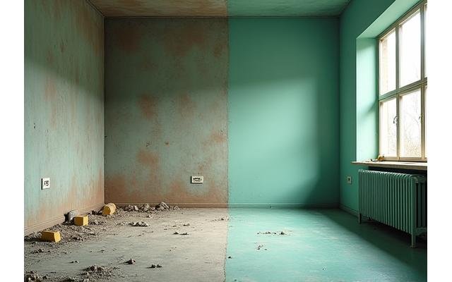 Δραματική μεταμόρφωση ενός χώρου από πριν σε μετά τον βαθύ καθαρισμό από την EcoGleam.