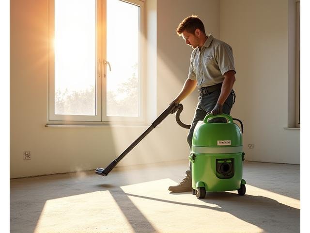 Ειδικός καθαρισμός χώρου μετά από κατασκευή με εξειδικευμένο εξοπλισμό HEPA.