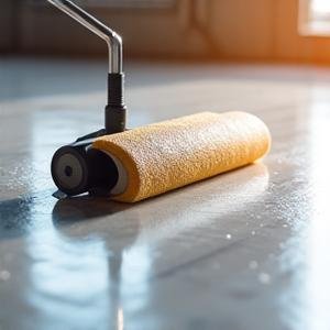 UV-resistant protective floor coating