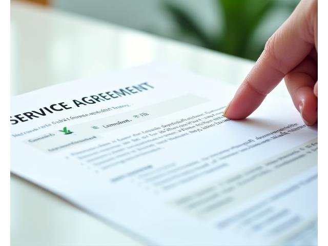 Συμβόλαιο υπηρεσιών και συμφωνία ποιότητας με οικολογική έμφαση